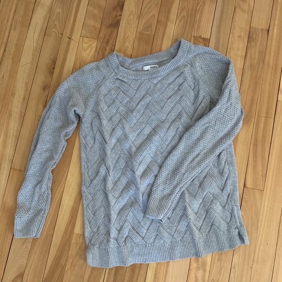 SONOMA Goods for Life Lattice Sweater in Gray - Picture 2 of 6